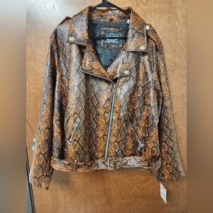 Levi's Women's Snake Print Jacket - Brownish Orangish
